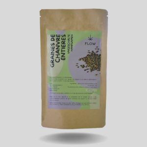 Graines de chanvre entières