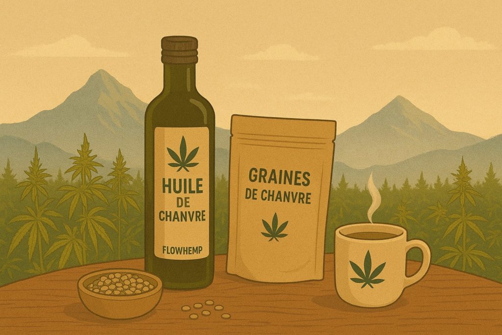 Produits alimentaires au chanvre